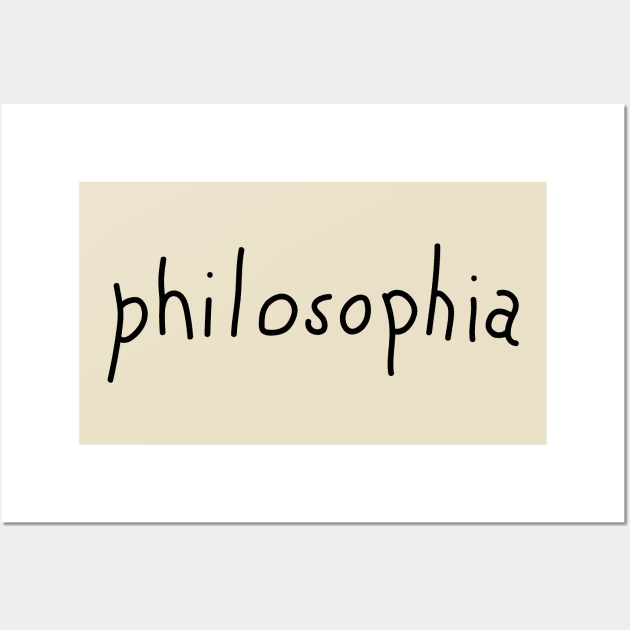 Philosophia Wall Art by Litho